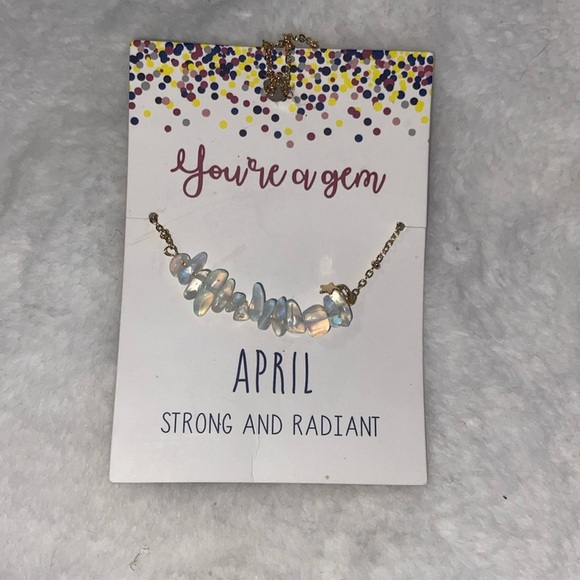 Jewelry - Synthetic opal crystal necklace